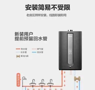 新款热水器零冷水功能如何安装？  第3张